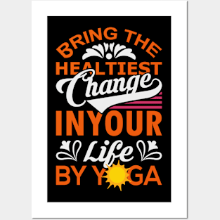 Yoga Healthy Posters and Art